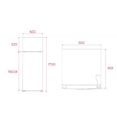 Frigorífico TEKA RTF 13620 Blanco