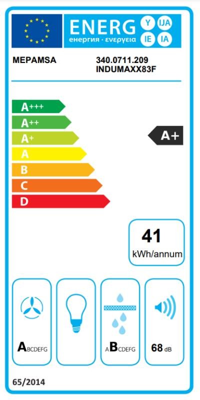 Etiqueta de Eficiencia Energética - 340.0711.209