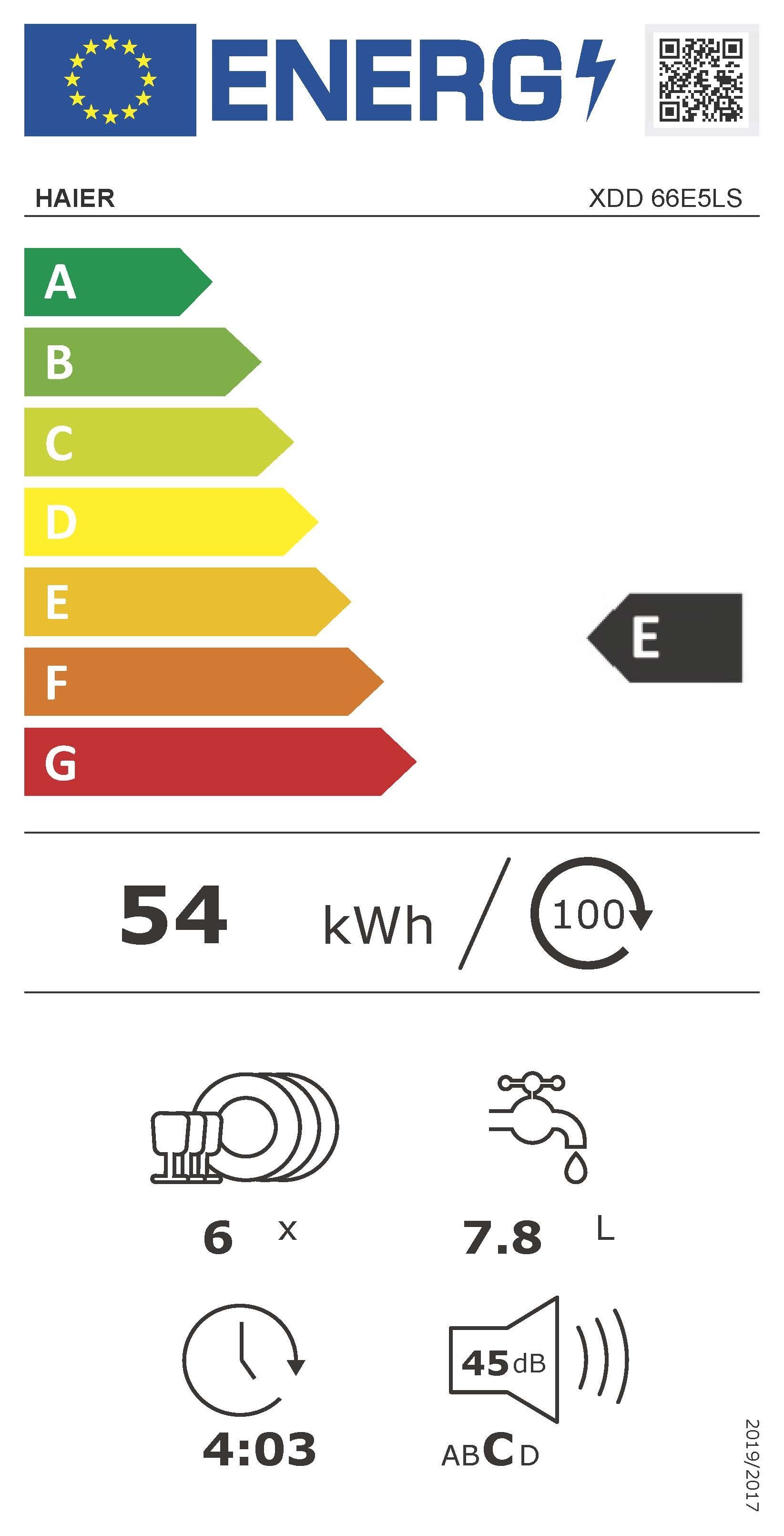 Etiqueta de Eficiencia Energética - 32901724