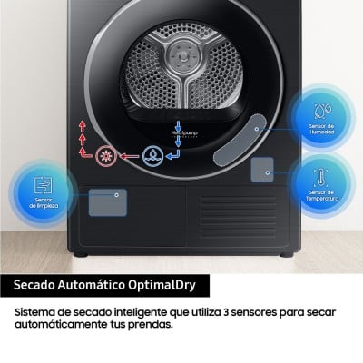 Secadora SAMSUNG DV90T6240LB/S3