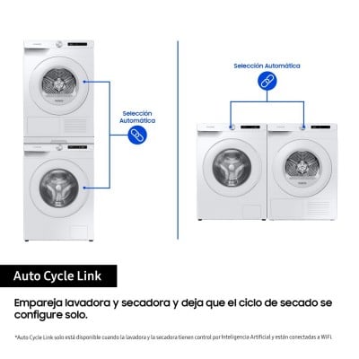 Secadora SAMSUNG DV90T6240LB/S3