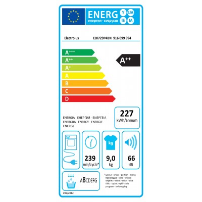 Secadora ELECTROLUX EDI729P4BN