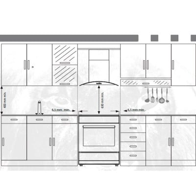 Cocina NEVIR NVR-CB4P