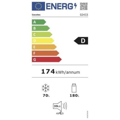 Combi CECOTEC Bolero CoolMarket 250 Blanco