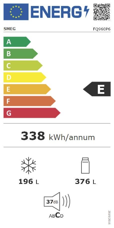 Etiqueta de Eficiencia Energética - FQ960P6