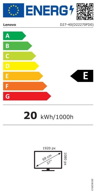 Etiqueta de Eficiencia Energética - 67A3KAC6EU