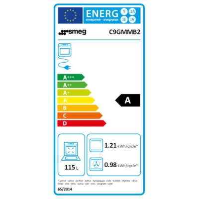 Cocina de gas SMEG C9GMMB2