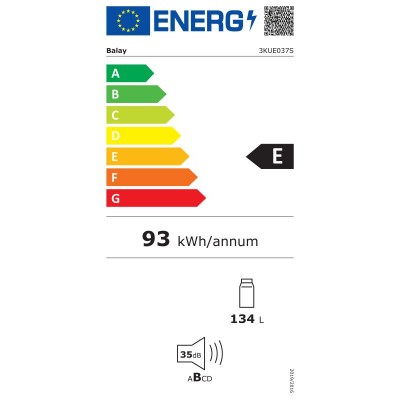 Frigorífico Integrable BALAY 3KUE037S  0.82m E