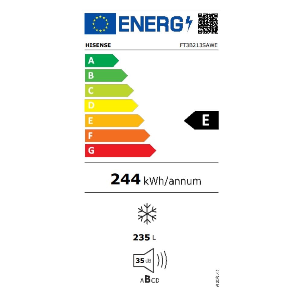 Etiqueta de Eficiencia Energética - FT3B213SAWE