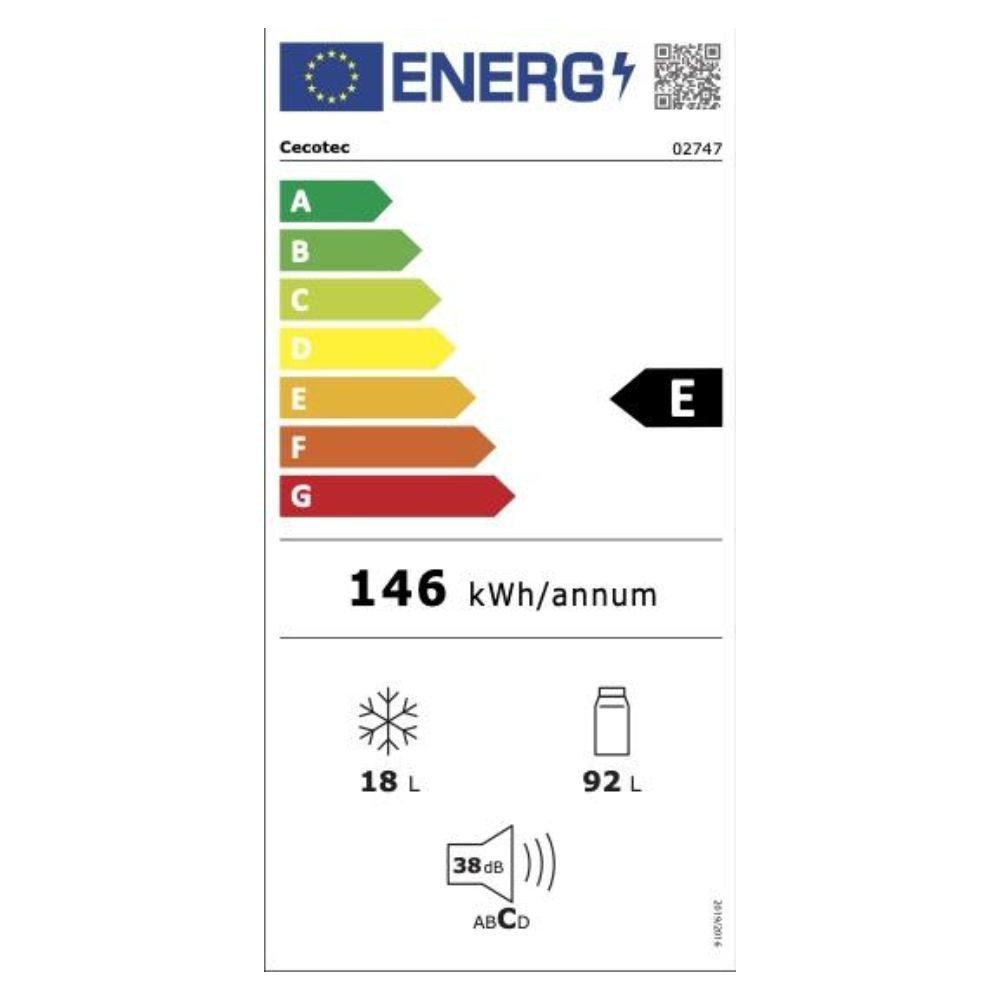 Etiqueta de Eficiencia Energética - 2747