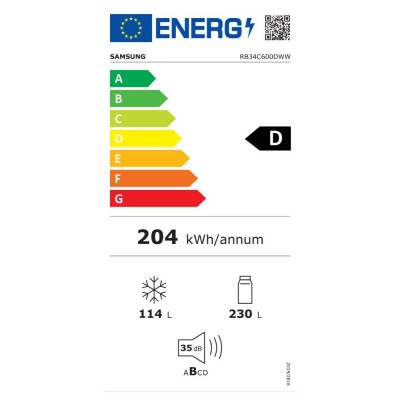 Combi Samsung Blanco RB34C600DWW/EF