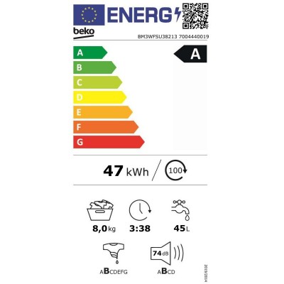 Lavadora BEKO BM3WFSU38213