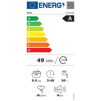 Lavadora BALAY 3TS993BP