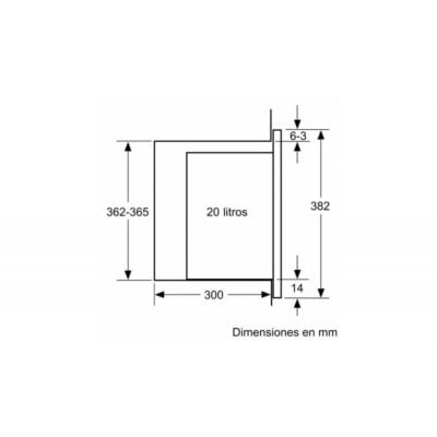 Microondas BOSCH BFL524MW0