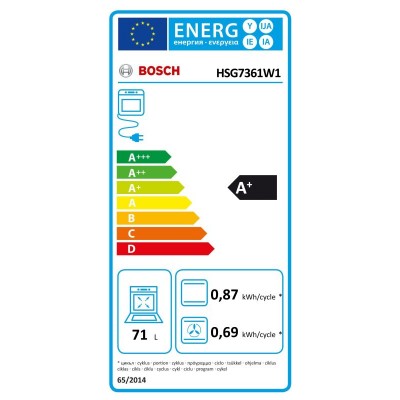 Horno BOSCH HSG7361W1