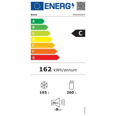 Combi BOSCH KGN392WCF