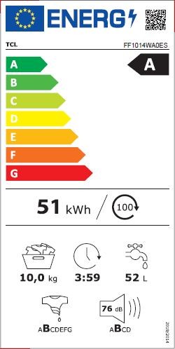 Etiqueta de Eficiencia Energética - FF1014WA0ES