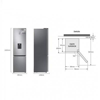 Combi SAMSUNG RB38C655DS9/EF