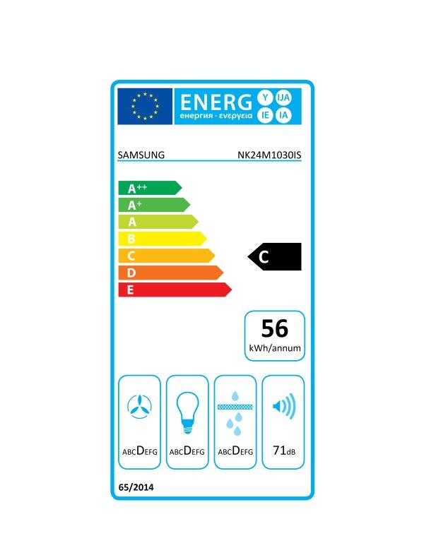 Etiqueta de Eficiencia Energética - NK24M1030IS/UR