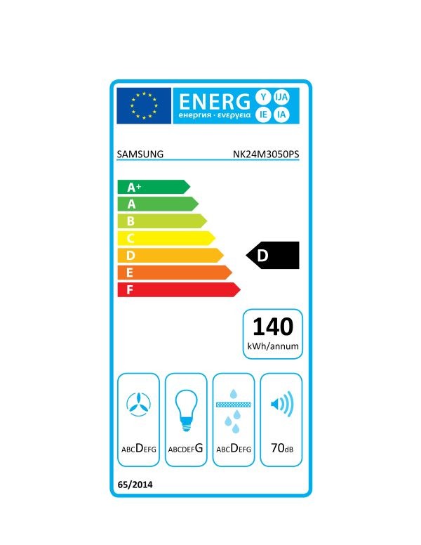 Etiqueta de Eficiencia Energética - NK24M3050PS/U1