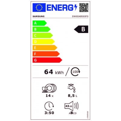 Lavavajillas SAMSUNG DW60A8060FS/EF