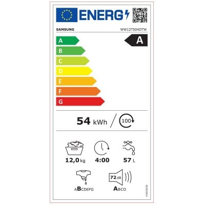 Lavadora SAMSUNG WW12T504DTW/S3