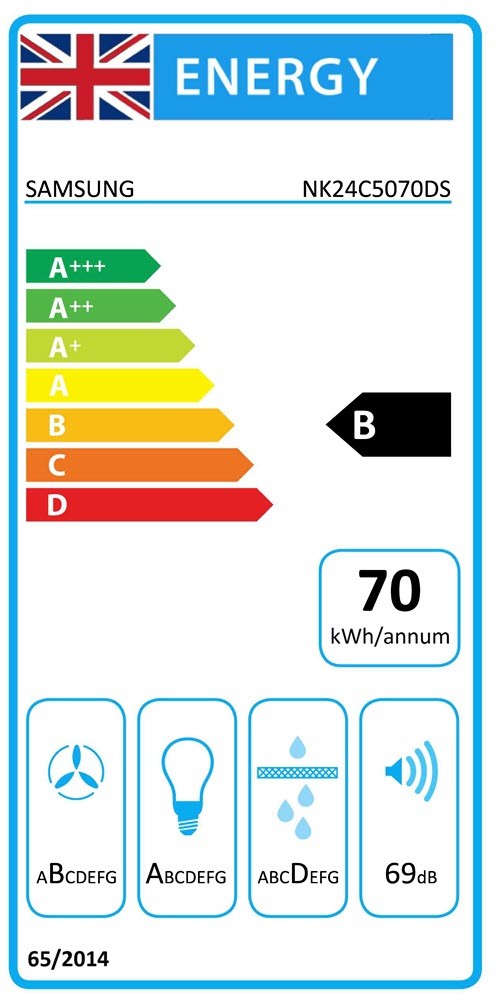 Etiqueta de Eficiencia Energética - NK24C5070DS/UR