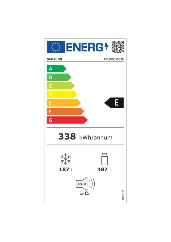 Etiqueta de Eficiencia Energética - RF24BB620ES9EF