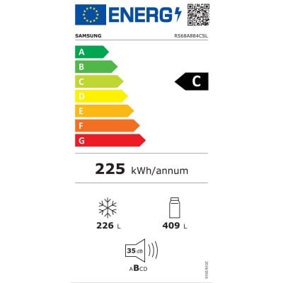 Frigorífico SAMSUNG RS68A884CSL/EF