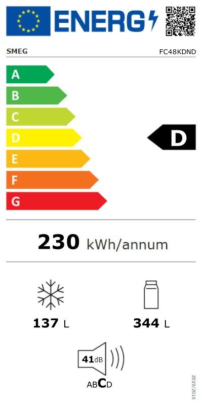 Etiqueta de Eficiencia Energética - FC48KDND