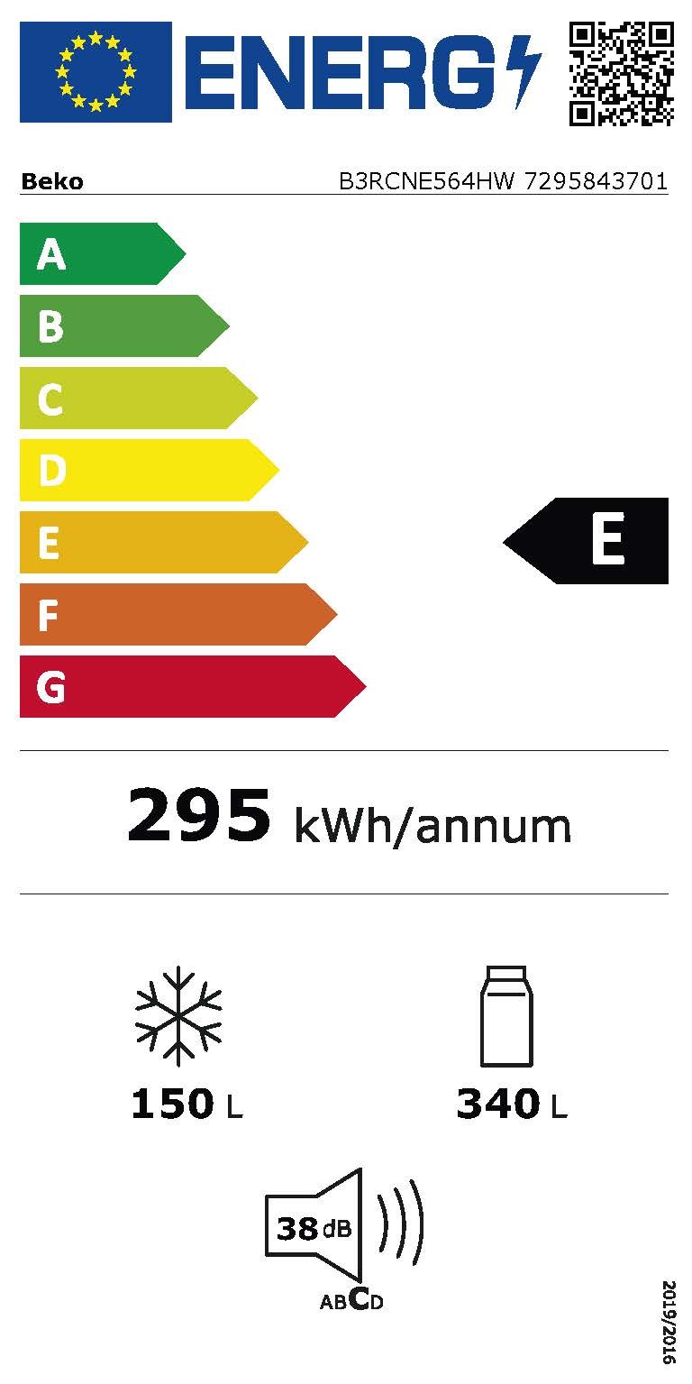 Etiqueta de Eficiencia Energética - B3RCNE564HW