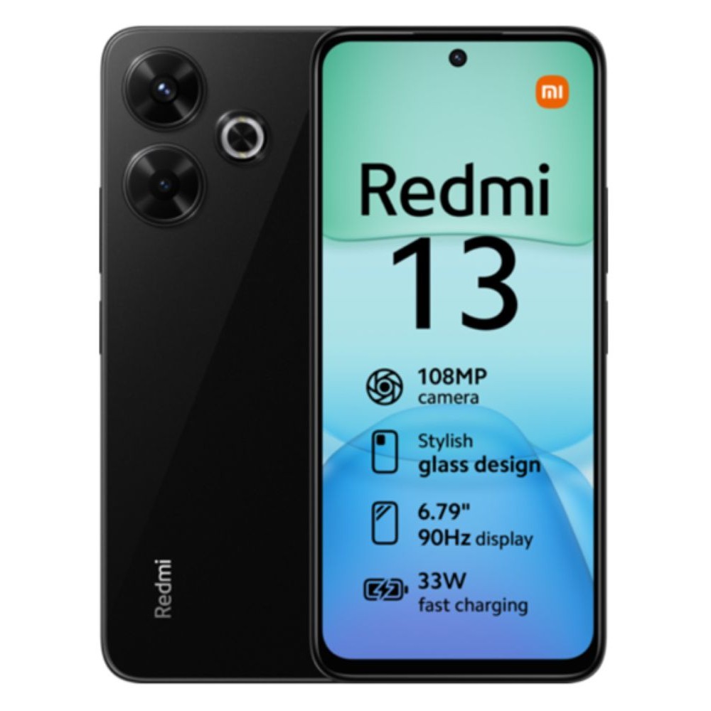 Smartphone XIAOMI Redmi 13 Negro 6 GB...