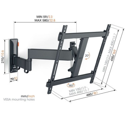 Soporte TV VOGEL'S TVM 3443 32"- 65"