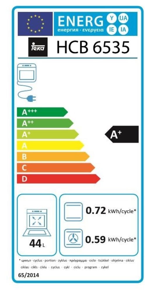 Etiqueta de Eficiencia Energética - 111020035