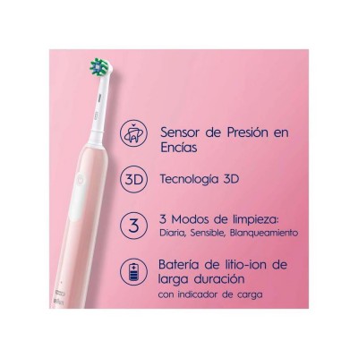 Cepillo Dental ORAL-B Pro 1 Rosa +...