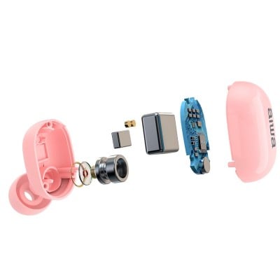 Auriculares AIWA EBTW-150 Rosa