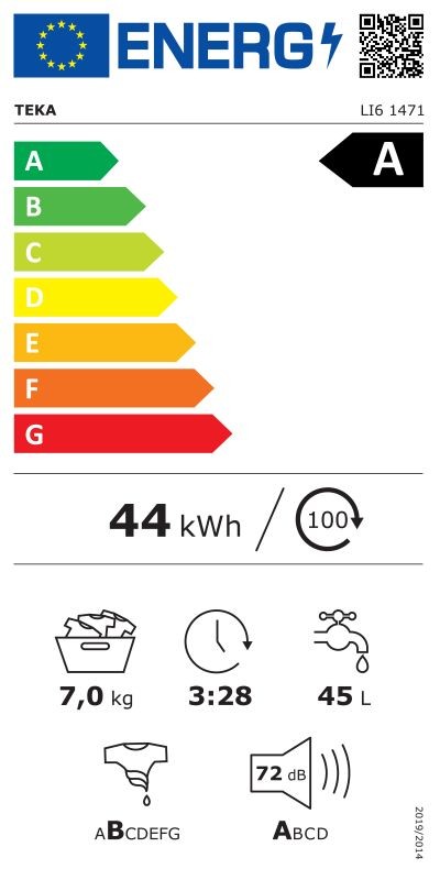 Etiqueta de Eficiencia Energética - 114010001