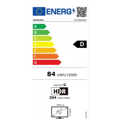 TV SAMSUNG TQ75Q64DAUXXC