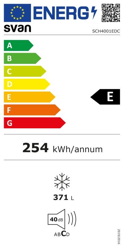 Etiqueta de Eficiencia Energética - SCH4001EDC