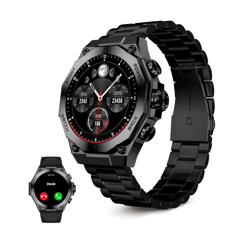 Smartwatch KSIX Titanium Black