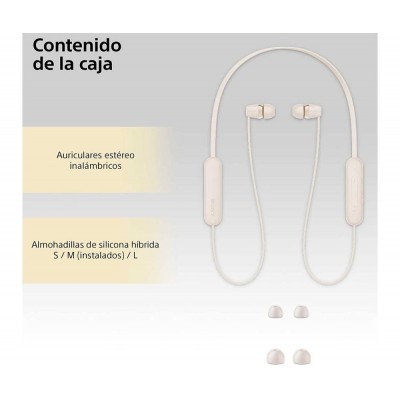 Auriculares SONY WI-C100 Grey