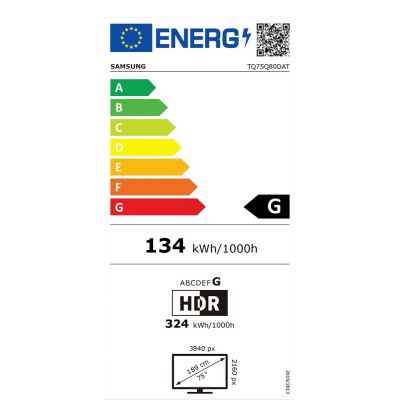 TV SAMSUNG TQ75Q80DATXXC