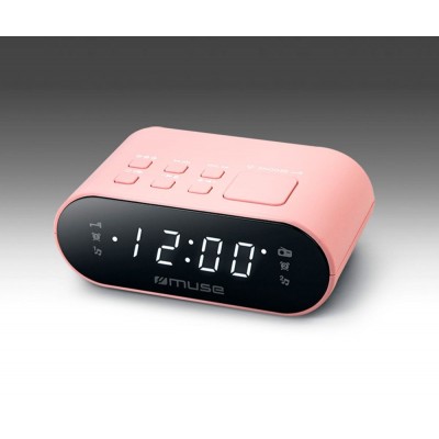 Despertador MUSE M-10 Rosa