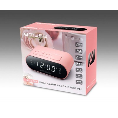 Despertador MUSE M-10 Rosa