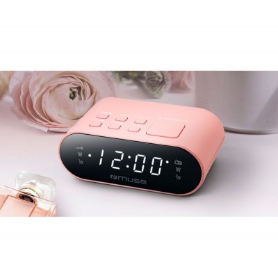 Despertador MUSE M-10 Rosa