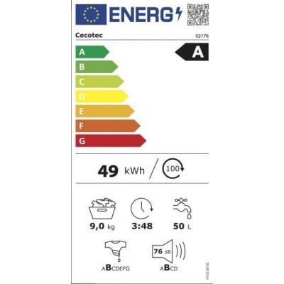 Lavadora CECOTEC Dresscode 9410 Inverter