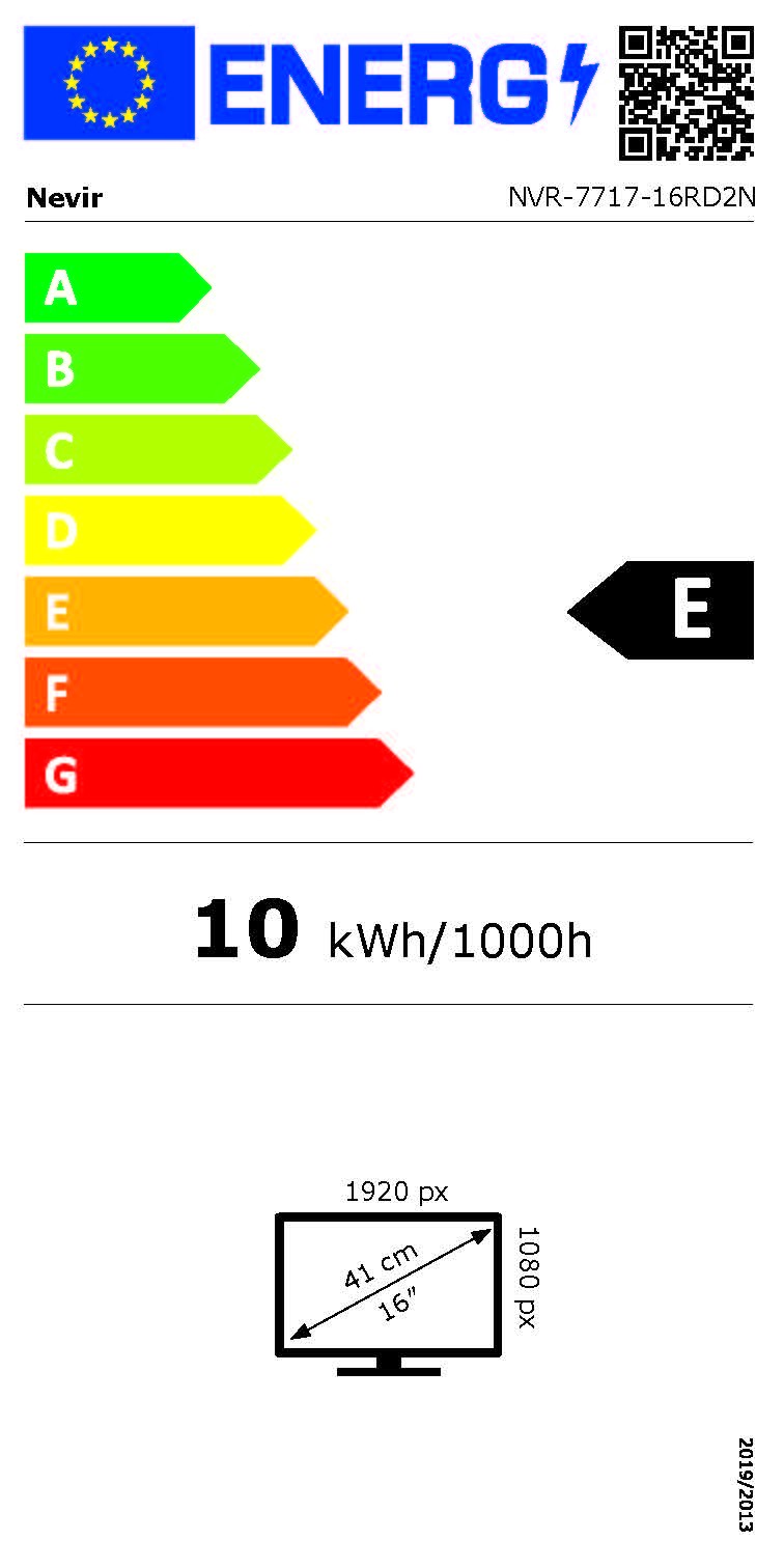 Etiqueta de Eficiencia Energética - NVR771716RD2N