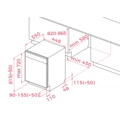 Lavavajillas TEKA DFI 44800