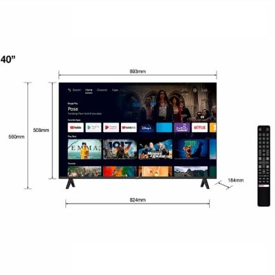 TV LED TCL 40S5400A Android 11.0