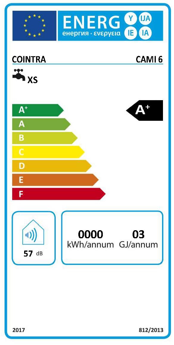 Etiqueta de Eficiencia Energética - VGCC1HFKF